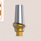 Dental Five  Staright Curve Concave Tin  Coating 2mm Abutment