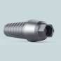 Dental Five Staright Aesthetic Abutments 1mm Shoulder Internal Hex with Grooves