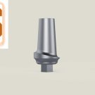 Dental Five Staright Aesthetic Abutments 1mm Shoulder Internal Hex Curve Wide
