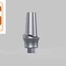 Dental Five Staright Aesthetic Abutments 3mm Shoulder Internal Hex Curve Wide