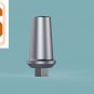 Dental Five Staright Level wide Aesthetic Abutments 1mm Shoulder Internal Hex