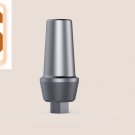 Dental Five Staright Level wide Aesthetic Abutments 3mm Shoulder Internal Hex