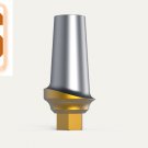Dental Five  Staright Curve Concave Tin  Coating 1mm Abutment