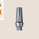 Dental Five Staright Level Minor Aesthetic Abutments 2mm Shoulder Internal Hex