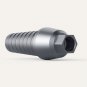 Dental Five Staright Aesthetic Abutments 2mm Shoulder Internal Hex with Grooves