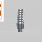 Dental Five Staright Aesthetic Abutments 3mm Shoulder Internal Hex with Grooves