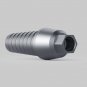 Dental Five Staright Aesthetic Abutments 3mm Shoulder Internal Hex with Grooves