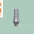 Dental Five Staright Level Minor Aesthetic Abutments 9mm Shoulder Internal Hex