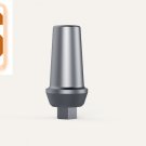 Dental Five Staright Level wide Aesthetic Abutments 2mm Shoulder Internal Hex