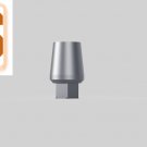 Dental Five Staright Aesthetic Abutments 6mm Shoulder Internal Hex Ultra Slim
