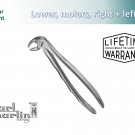 Dental CARL MARTIN Forceps - Lower molars, right + left, LS22 FREE SHIPPING!