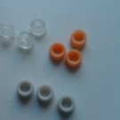 Dental 5x Implant Ball Attachment Silicone Insert Caps Soft/Hard/Standard 2.5mm Dental 5x Implant Ball Attachment Silicone Insert Caps Soft/Hard/Standard 2.5mm