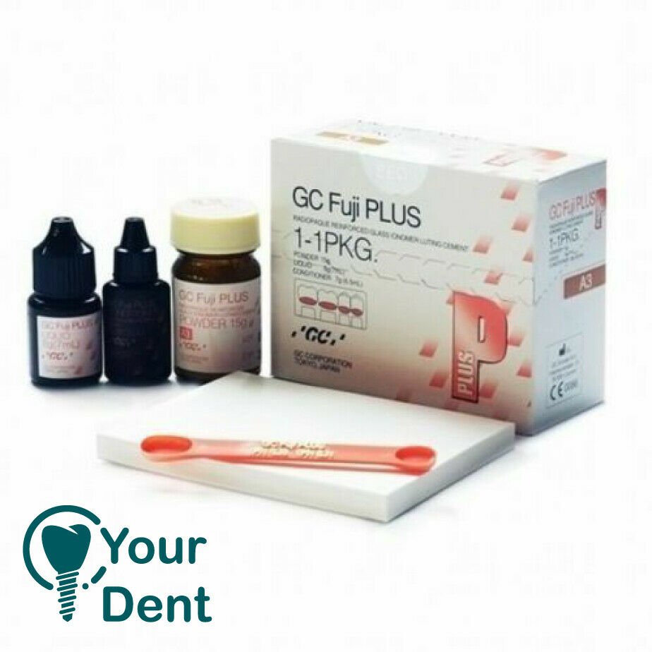 Dental GC FUJI PLUS Luting Cement Powder & Liquid & Conditioner A3