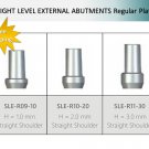 Dental 5x Straight Level External Abutments Regular Platform *FREE SHIPPING*