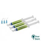 Dental FineEetch 37% 3xSyringe 5m 8xTips Semi Gel By Spident - Free Shipping