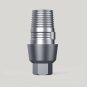 Dental TiBase CAD/CAM Interface Abutment Internal Hex Fit Sirona 0-4mm Height
