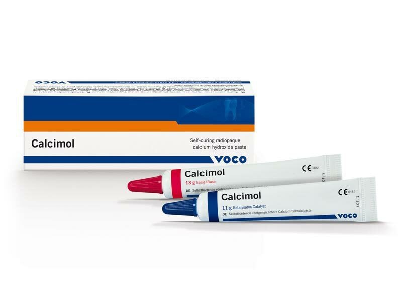 Dental Calcimol Self Curing Radiopaque Calcium Hydroxide Paste By Voco