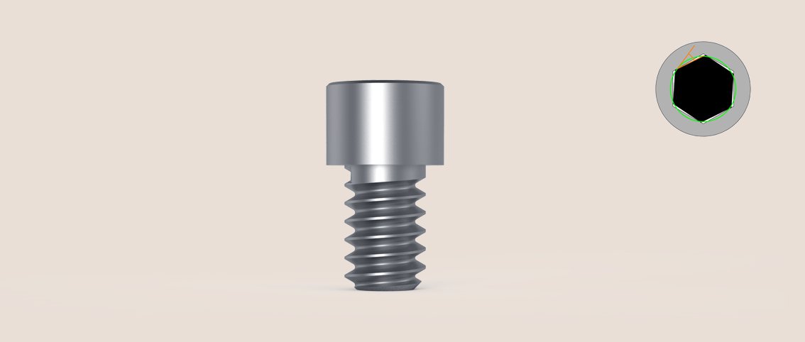 Dental Screw For Sleeve Compatible Nobel By Surcam