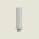Dental 10 Plastic Casting Abutments NonHex For Implant Internal Hex + Screw