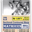 Dental Small Sectional Contoured Matrices with Ledge No.10971 10Pcs By Tor