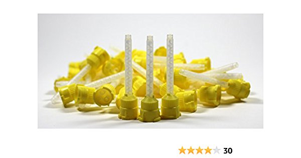 Dental Yellow HP Mixing Tips 4.2mm Impression 48/Bag by Naot Medical