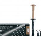 Composite G-ænial Universal Flo Syringe 3.4gr 2ml Shade A3.5 By GC