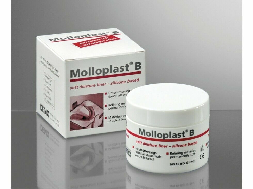 Dental Molloplast B Permanent Soft Relining Material By Dentex
