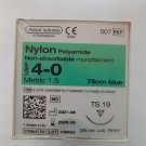 Dental Sutures Blue Monofilament Polyamide 4-0 75cm TS-19