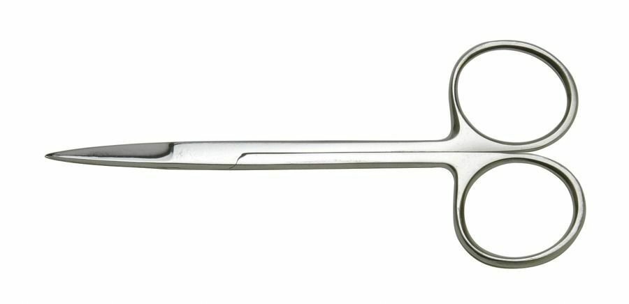 Dental 5 Straight Iris Scissors Life Time Warranty By HLW Germany