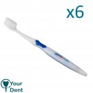 Dental 6 Pcs Of Toothbrush With Ultrafine Bristles # 726 By Paro