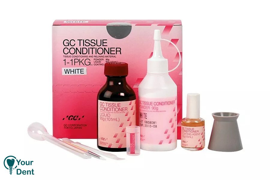 Dental Tissue Conditioner Soft Acrylic Tissue Conditioning & Relining By GC