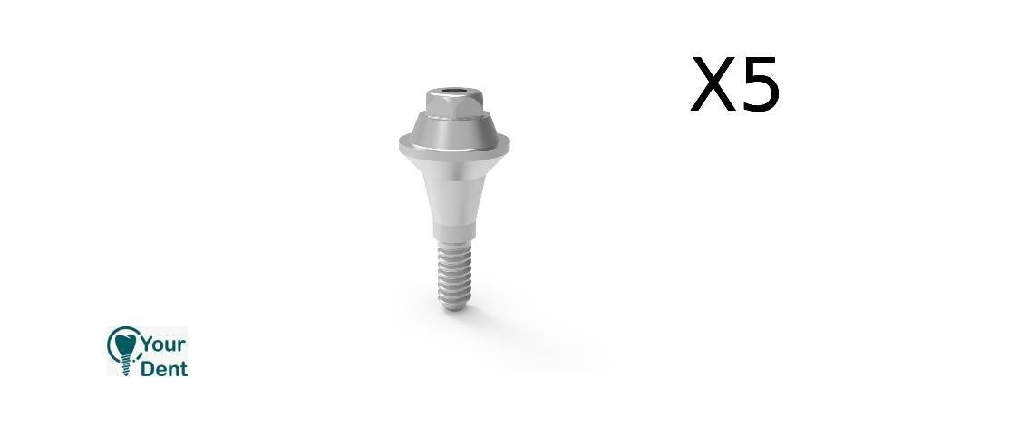 Dental Five Straight Multi Units  Compatible Straumann RC