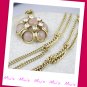 Sophisticated Feminine Floral Design 95cm Long Necklace (zz.119)