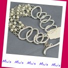 Stunning Inlaid with Pearl Rhinestone 20cm Bracelet (zz.8)