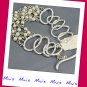 Stunning Inlaid with Pearl Rhinestone 20cm Bracelet (zz.8)