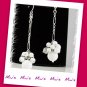 Feminine Elegant Ceramics 6.3cm Long Drop Earrings (zz.102)