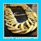 Miu's Exaggerate Antique Style Golden Chain Long Necklace (mis.1)