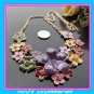 Miu's Stunning Colorful Flower 53cm Collar Necklace (mis.8)