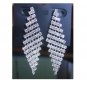 Miu's Sparkling Rhinestone Bride Necklace + Bracelet + Earrings Jewelry Set (mis.w2)