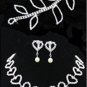 Miu's Sparkling Rhinestone Bride / Party Necklace + Bracelet + Earrings Jewelry Set (mis.w5)