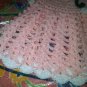 Crocheted/knitted Baby pink dress