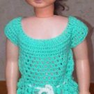 Crocheted/knitted Baby dress free cap