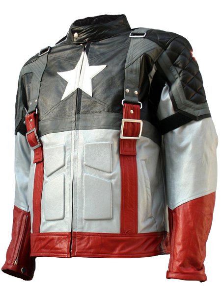 Captain America Black - The First Avenger Leather Jacket