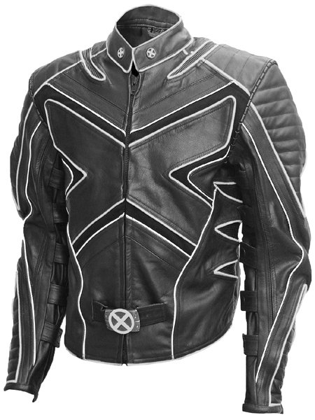Wolverine Black & White Fashion X-Men Leather Jacket