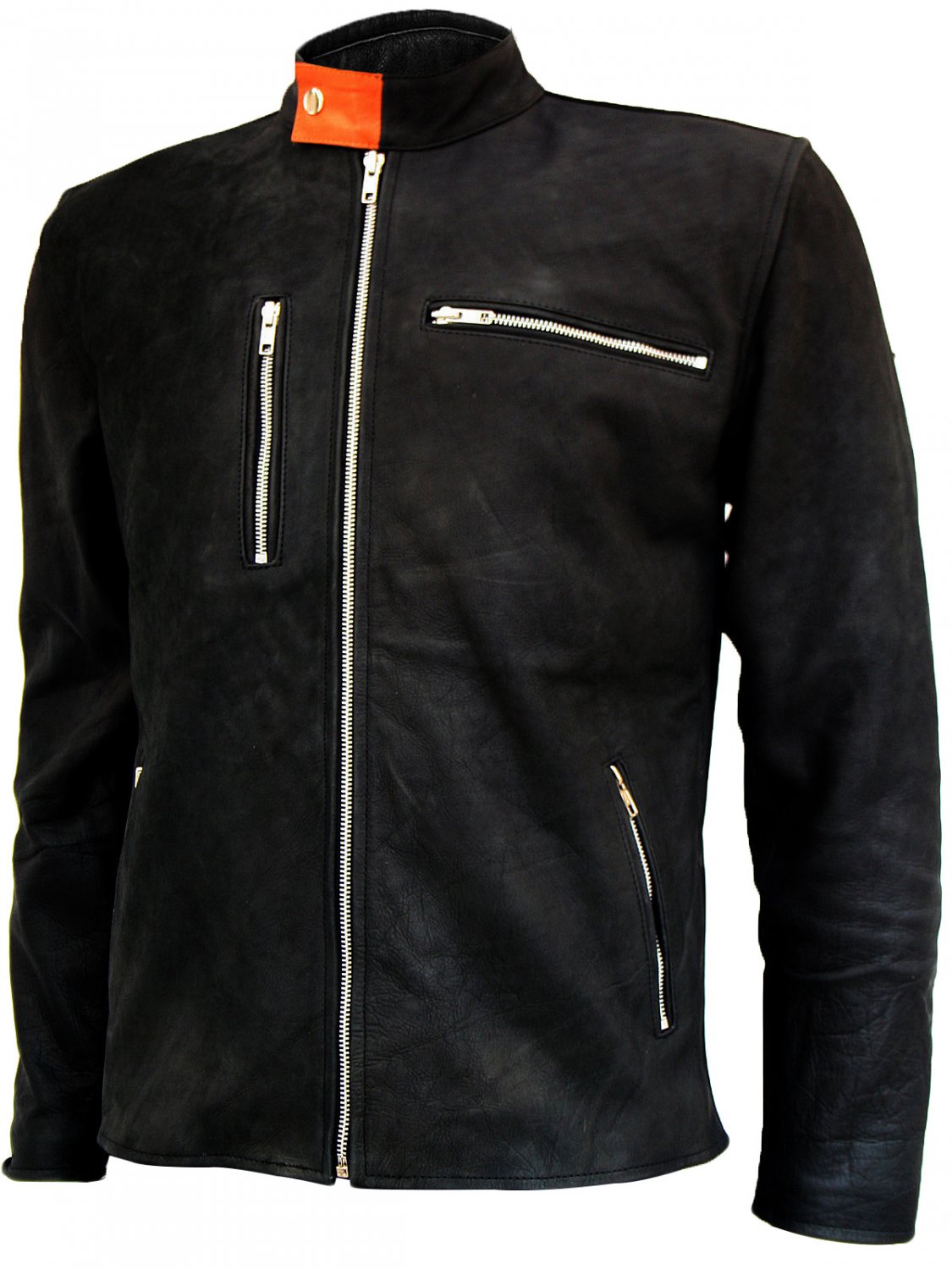 Classic Vintage Leather Jacket for Men - Avon