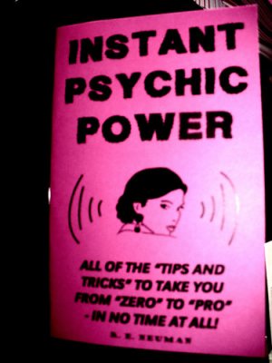 INSTANT PSYCHIC POWER BOOK by R.Neuman