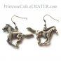 Brass Tone Horses Lucky Brand Dangle Earrings