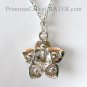 Emerald Green Birthstone Austrian Crystal Flower Shape Fashion Necklace