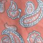 George Red Copper Paisley Pattern Mens Silk Necktie Tie