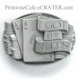 I Got the Nuts 2 Aces Pewter Belt Buckle